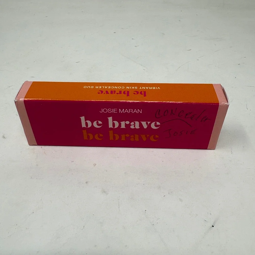 Josie Maran Be Brave Vibrancy Argan Oil Concealer Fluid Duo Medium 2x 0.17oz NIB